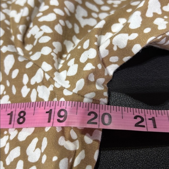 The Talbots Tee Three-quarter sleeve, scoop, neck,cotton stretch,pattern - Picture 8 of 9